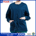 Custom Hospital Healthcare Workwear Warm up Snap Front Scrub Jacket (YHS114)